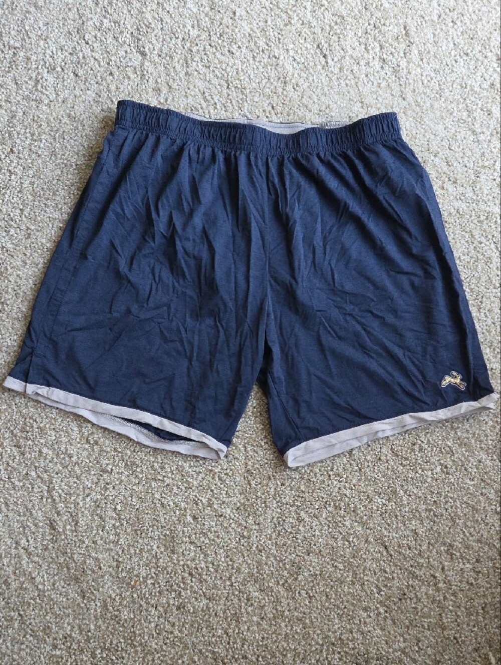 Tracksmith Navy Running Shorts with Light Trim